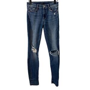 𝅺Mother Women's The Looker Skinny Distressed Jeans 26